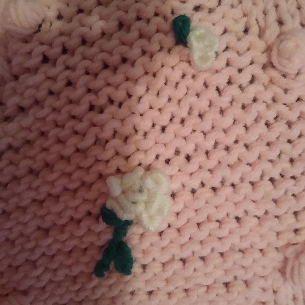 Hand made crocheted Afghan.